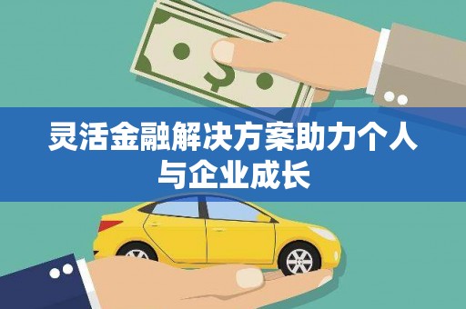 龙湾灵活金融解决方案助力个人与企业成长
