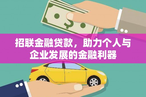 龙湾招联金融贷款，助力个人与企业发展的金融利器