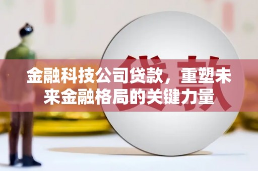 龙湾金融科技公司贷款，重塑未来金融格局的关键力量