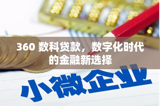 龙湾360 数科贷款，数字化时代的金融新选择