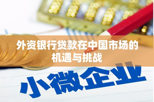 龙湾外资银行贷款在中国市场的机遇与挑战