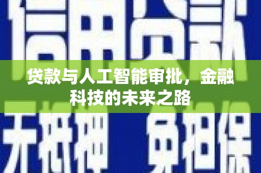 龙湾贷款与人工智能审批，金融科技的未来之路