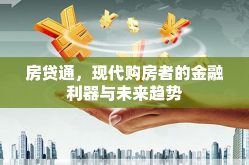 龙湾房贷通，现代购房者的金融利器与未来趋势