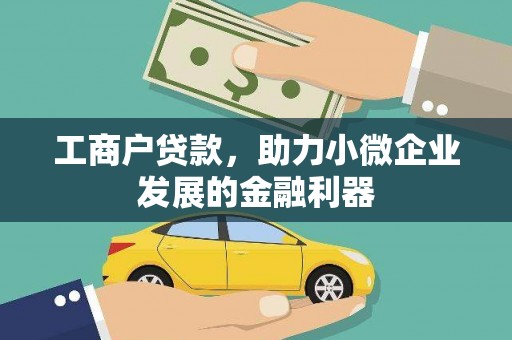龙湾工商户贷款，助力小微企业发展的金融利器