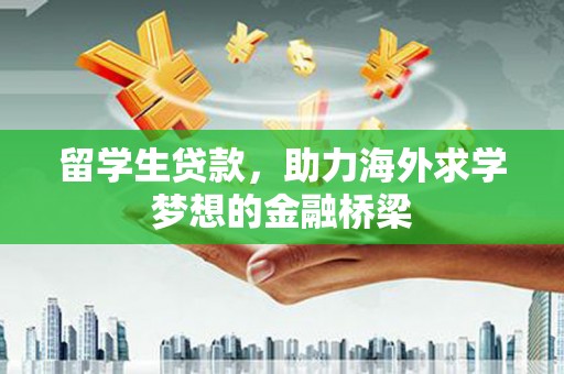 龙湾留学生贷款，助力海外求学梦想的金融桥梁