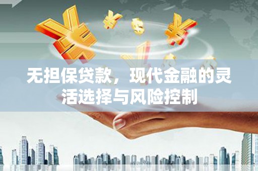 龙湾无担保贷款，现代金融的灵活选择与风险控制