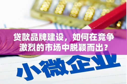 龙湾贷款品牌建设，如何在竞争激烈的市场中脱颖而出？