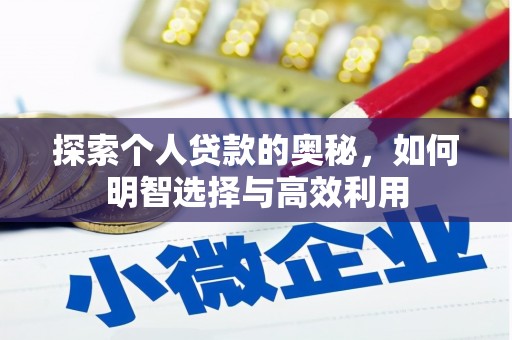 龙湾探索个人贷款的奥秘，如何明智选择与高效利用