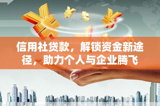 龙湾信用社贷款，解锁资金新途径，助力个人与企业腾飞