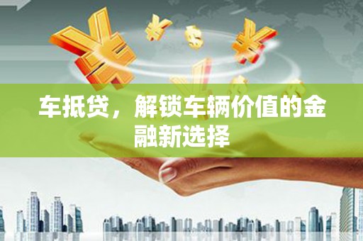 龙湾车抵贷，解锁车辆价值的金融新选择