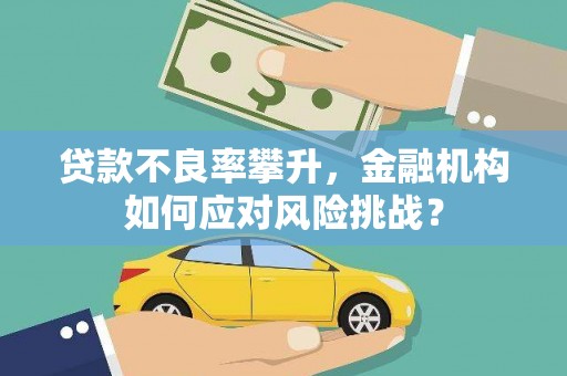 龙湾贷款不良率攀升，金融机构如何应对风险挑战？