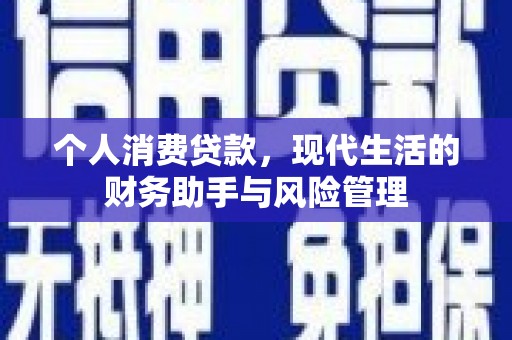 龙湾个人消费贷款，现代生活的财务助手与风险管理